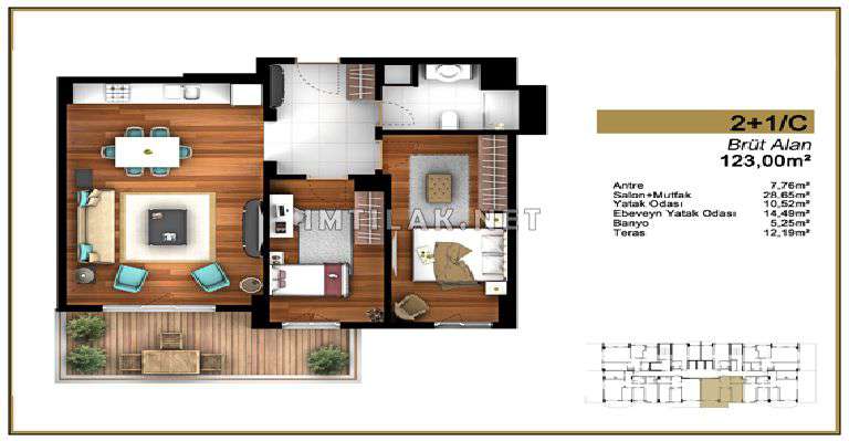 Flats For Sale In Istanbul Turkey - Istanbul Palace Project IMT - 213 | Apartment Plans