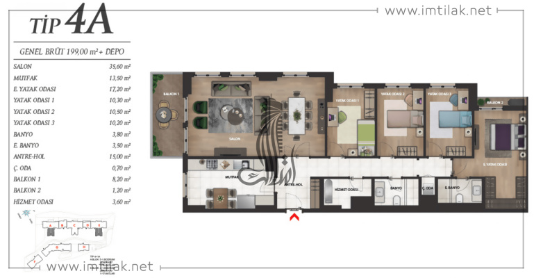 Refernce Bahce complex  IMT - 237 | Apartment Plans