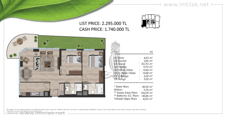 Merter Residence IMT-76 | Apartment Plans