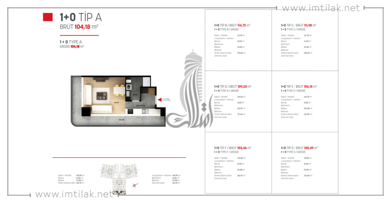 Projet Tours Marmara IMT-165 | Plan de construction