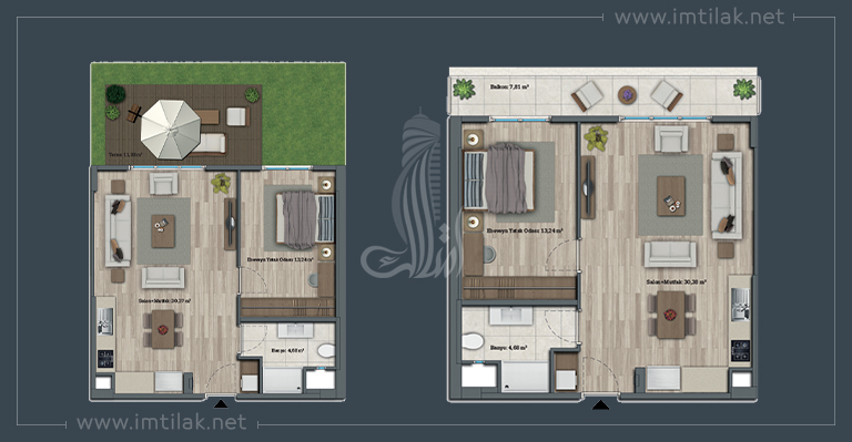Bahçeyaka Project IMT - 93 | Apartment Plans