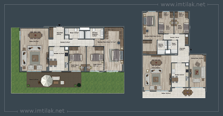 Bahçeyaka Project IMT - 93 | Apartment Plans