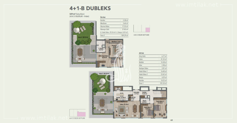 Résidence Vert Bleu IMT – 406 | Plan de construction