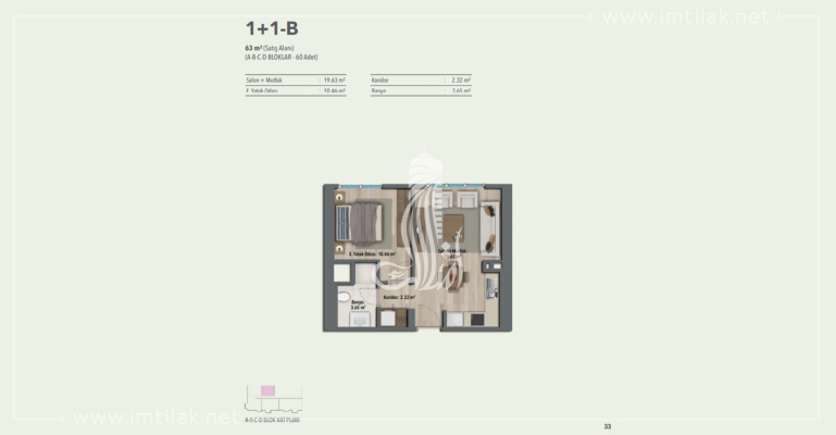 Résidence Vert Bleu IMT – 406 | Plan de construction