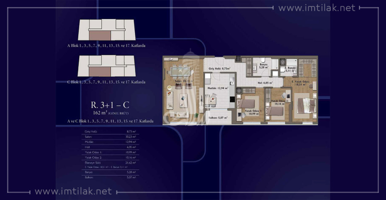 IMT-101 Mirage Complex | Apartment Plans