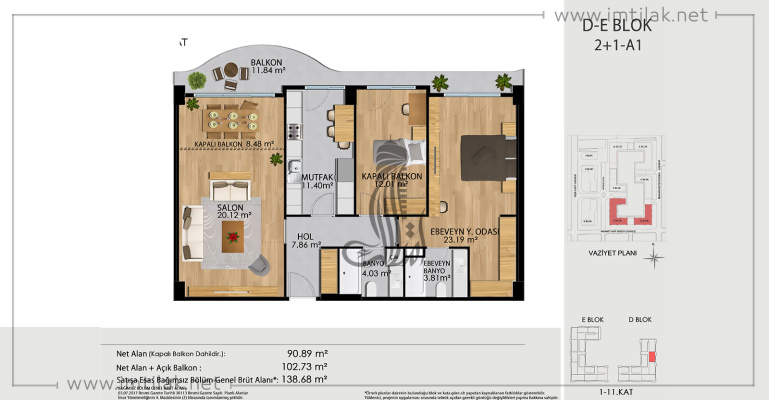 Demir Project IMT-120 | Apartment Plans