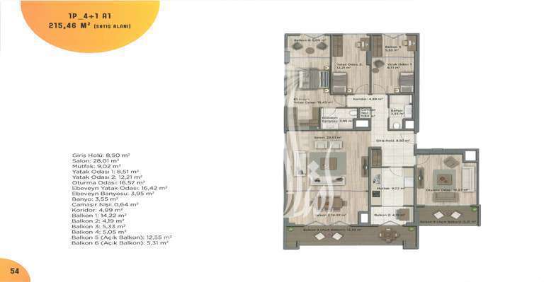 Bahçekent Residences IMT-121 | Apartment Plans