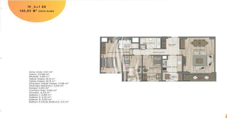 Bahçekent Residences IMT-121 | Apartment Plans