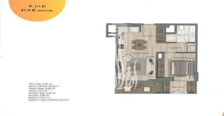 Bahçekent Residences IMT-121 | Apartment Plans