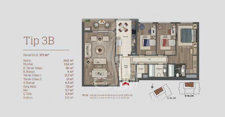 IMT-134 Reference Project | Apartment Plans