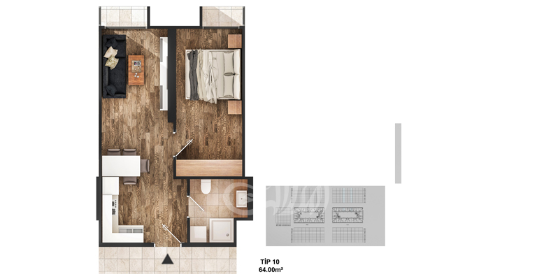 Airport Project IMT-140 | Apartment Plans