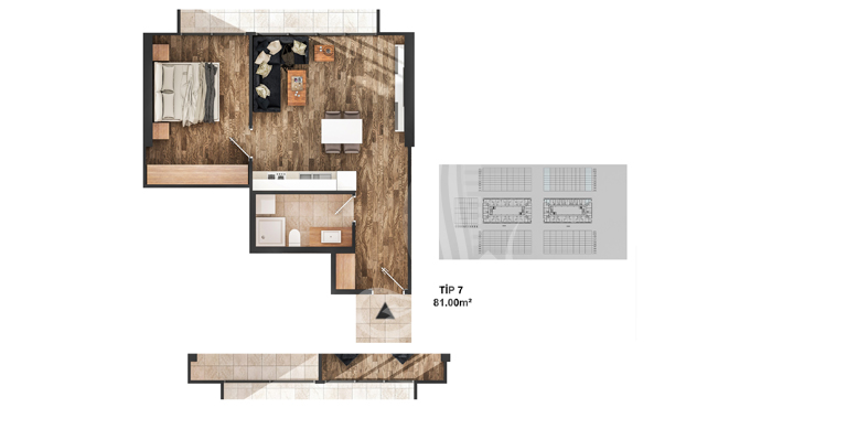 Airport Project IMT-140 | Apartment Plans