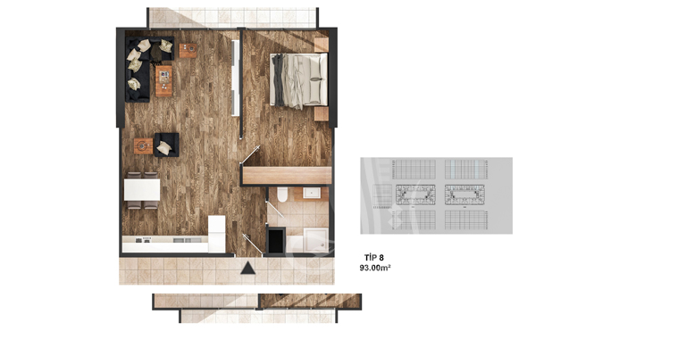 Airport Project IMT-140 | Apartment Plans