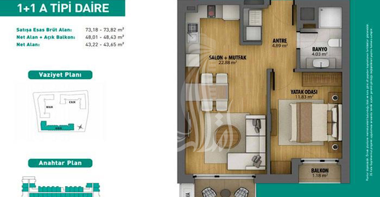 Turquoise Project IMT-141 | Apartment Plans