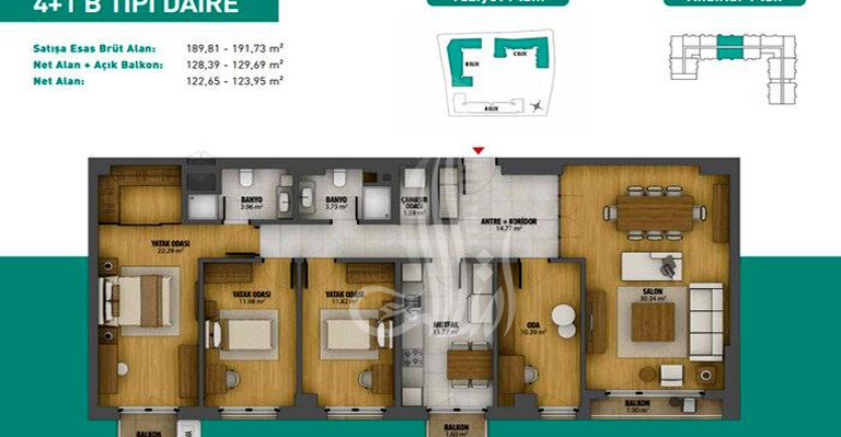 Turquoise Project IMT-141 | Apartment Plans