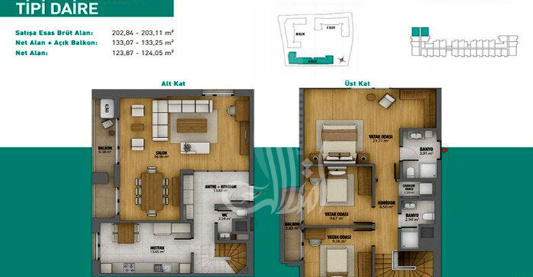 Turquoise Project IMT-141 | Apartment Plans