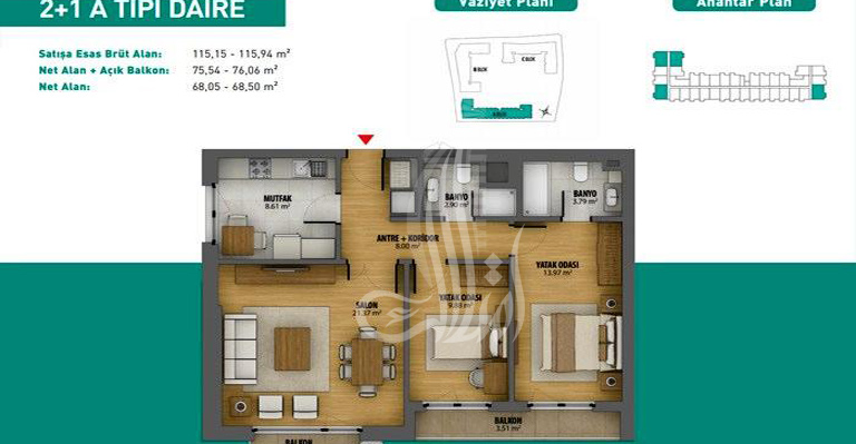Turquoise Project IMT-141 | Apartment Plans