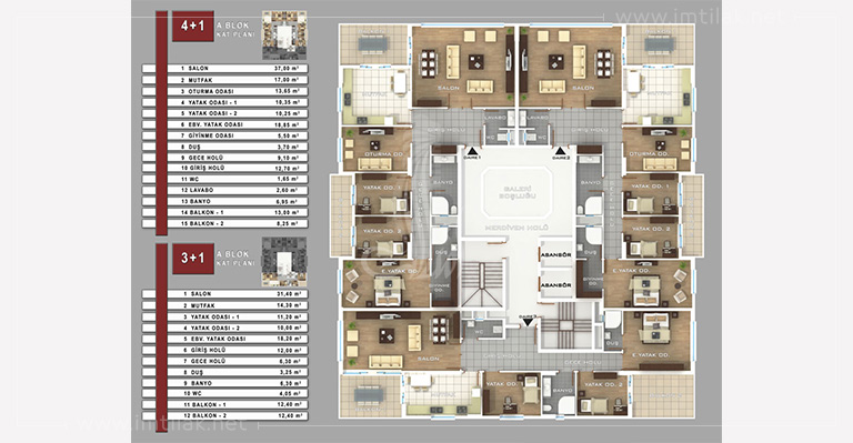 Résidences de Kasustu IMT-19 | Plan de construction