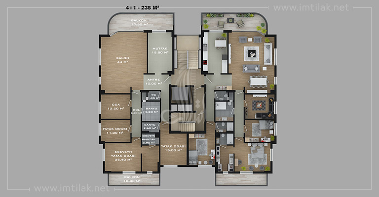 IMT-21 Yalincak Terrace Project | Apartment Plans