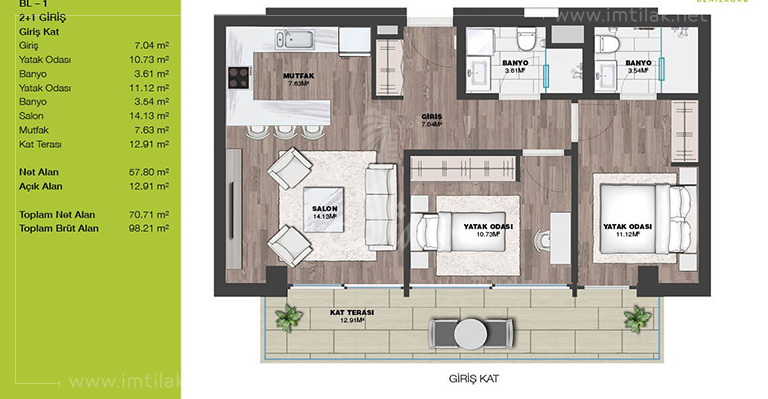 Sea Reserve Project  IMT-173 | Apartment Plans