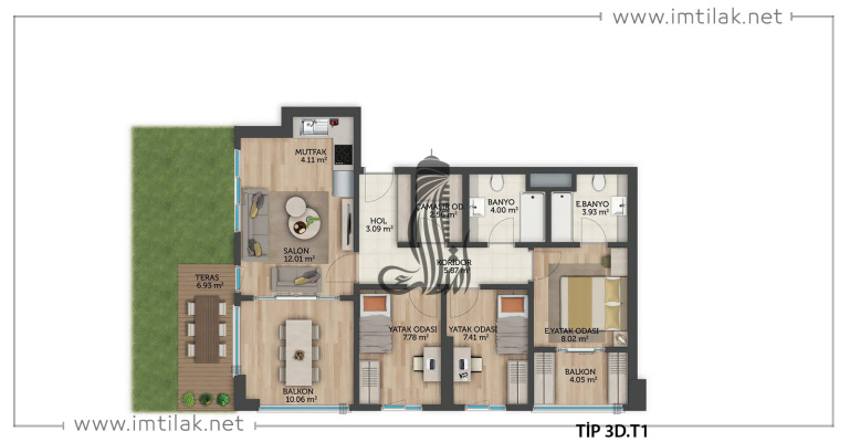 Complexe Jardin de la Maison IMT-174 | Plan de construction