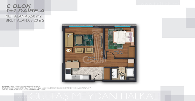Résidences Halkali IMT-175 | Plan de construction