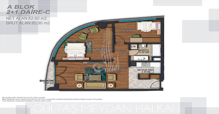Résidences Halkali IMT-175 | Plan de construction