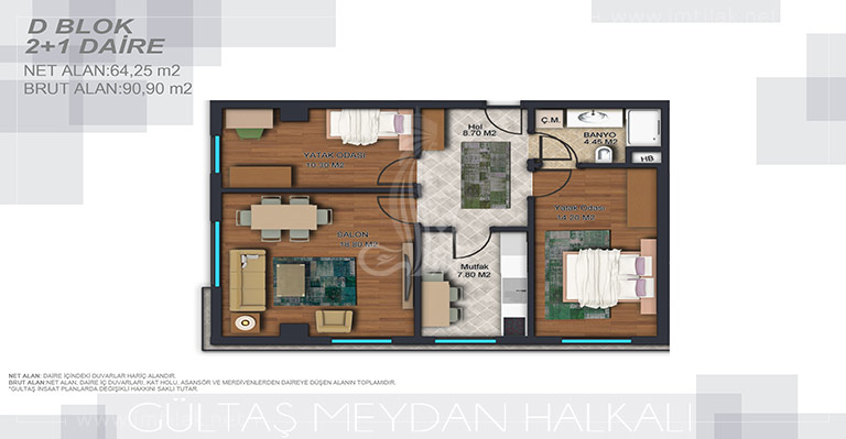 Résidences Halkali IMT-175 | Plan de construction