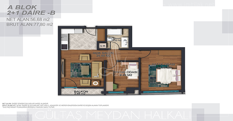 Résidences Halkali IMT-175 | Plan de construction