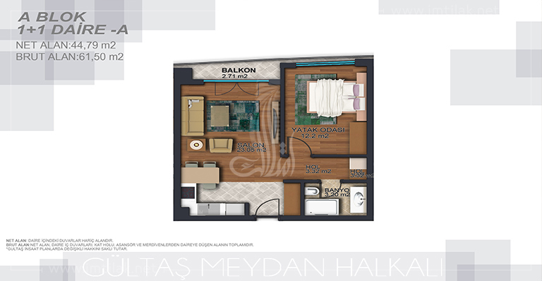 Résidences Halkali IMT-175 | Plan de construction