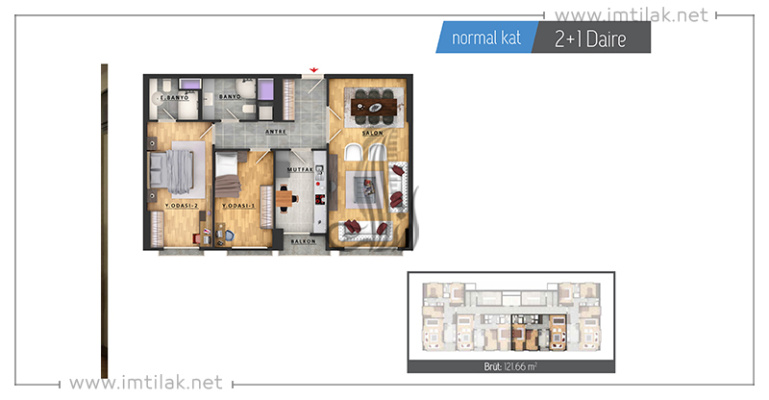 IMT-196 Gulpark Complex | Apartment Plans