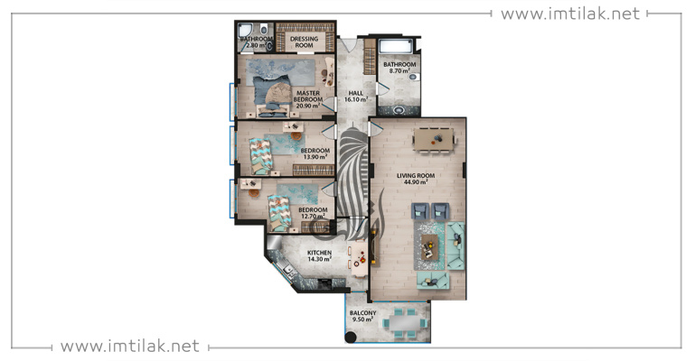 Marina Sun IMT-241 | Apartment Plans
