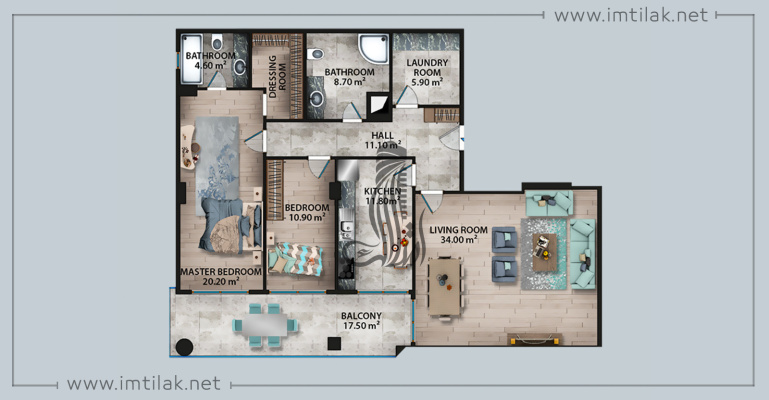 Marina Sun IMT-241 | Apartment Plans
