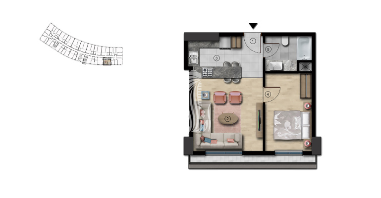 Novi Complex IMT-242 | Apartment Plans