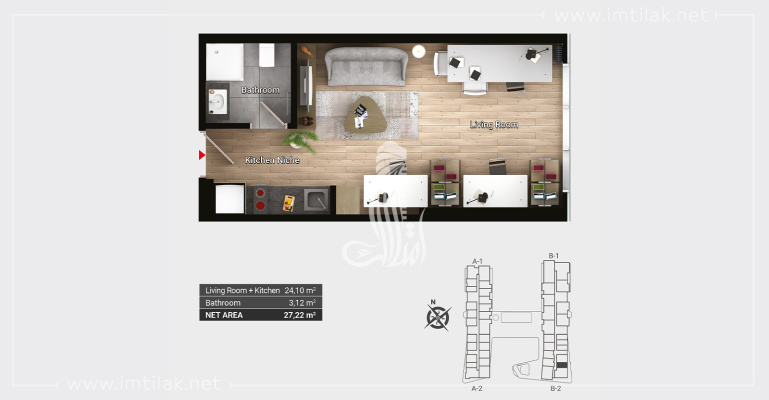 مجمع غوليت إسطنبول IMT - 244 | صور المخطط