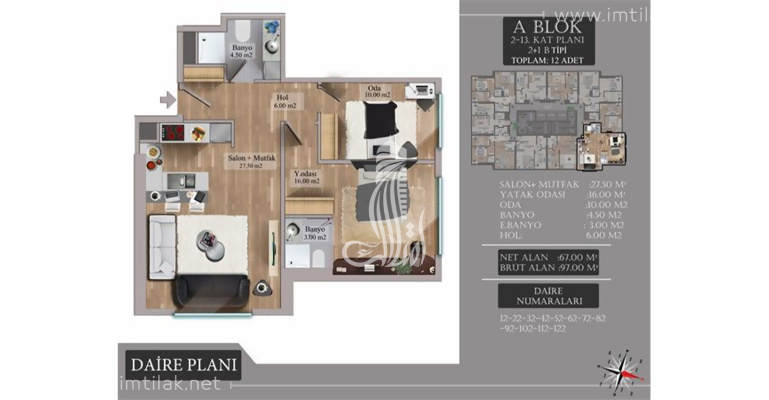 Center Hill  IMT - 248 | Apartment Plans