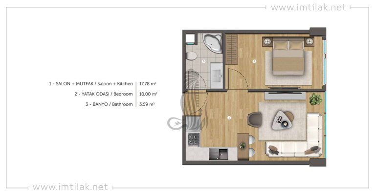 Modern Complex  IMT - 255 | Apartment Plans