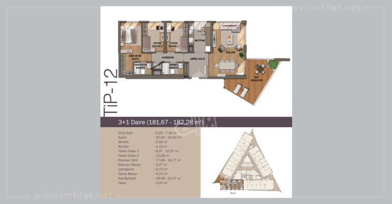 Tal Al-Hayat Complex  IMT - 256 | Apartment Plans
