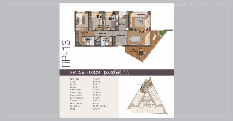 Tal Al-Hayat Complex  IMT - 256 | Apartment Plans