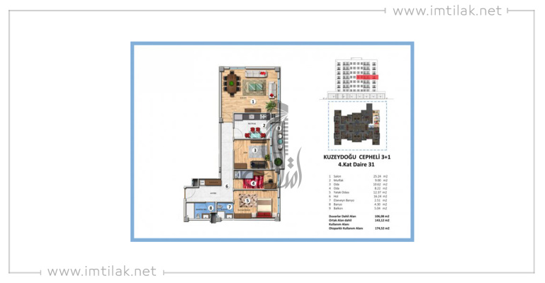 Konak Complex  IMT - 260 | Apartment Plans