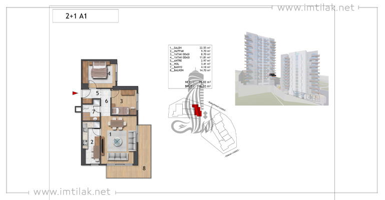 Two Towers Project  IMT - 263 | Apartment Plans