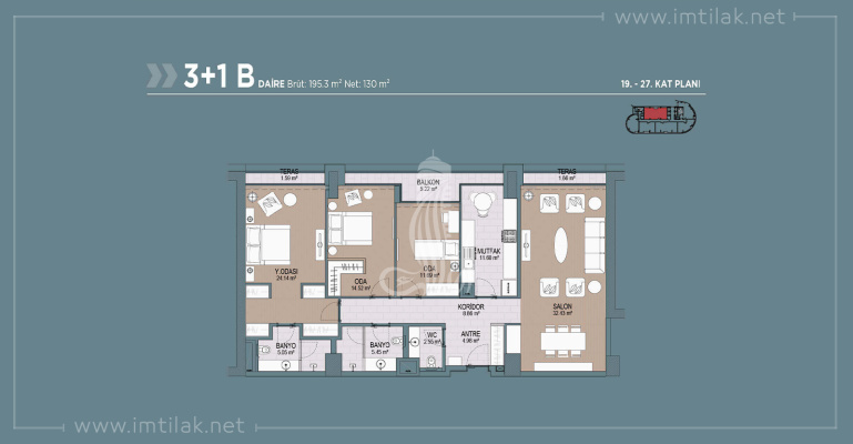 Polat Tower 264 - IMT | Apartment Plans