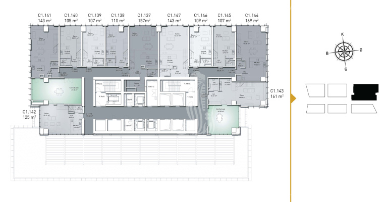 Güneşli Tower Complex 312 – IMT | Apartment Plans