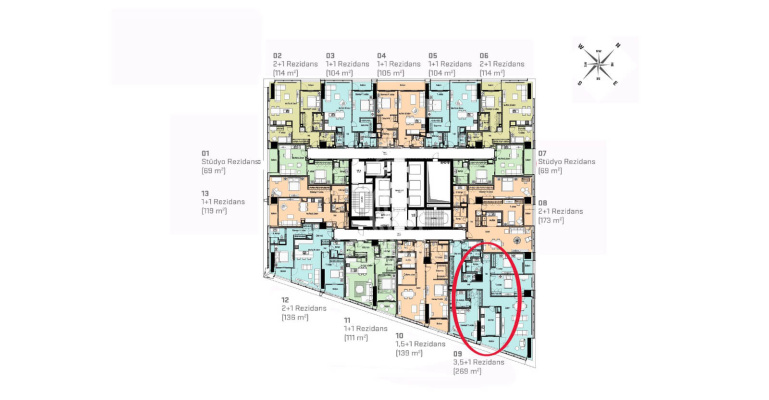 Maslak Towers Complex  IMT - 278 | Apartment Plans