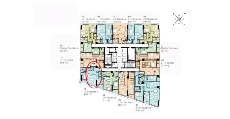 Maslak Towers Complex  IMT - 278 | Apartment Plans