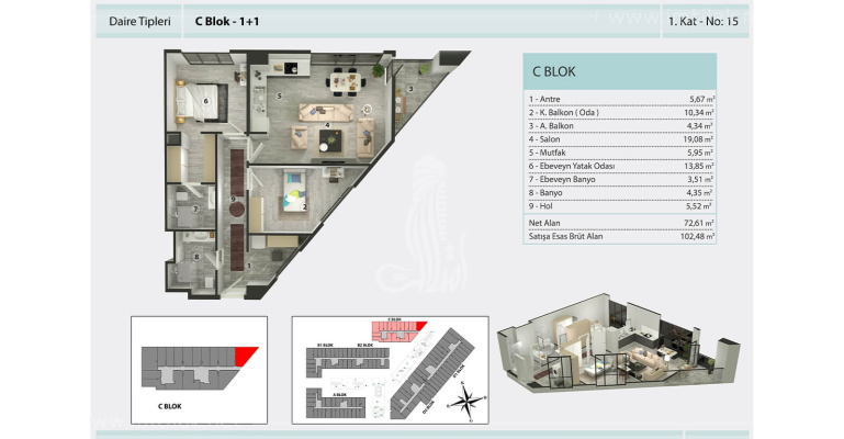 Turkana Project  IMT - 281 | Apartment Plans