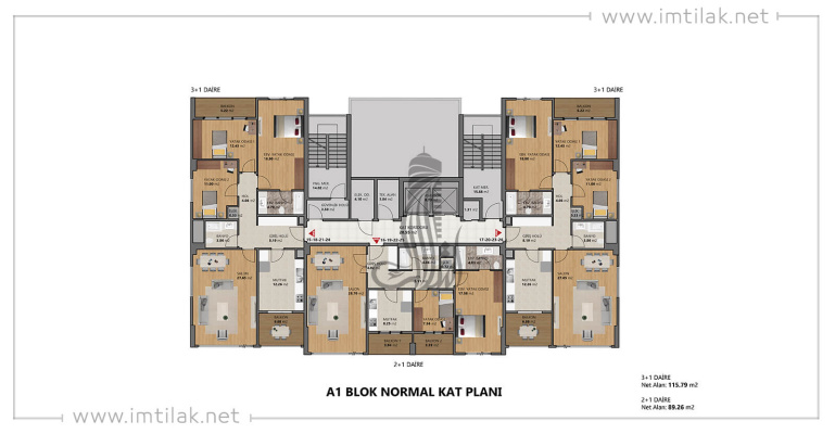 Yakuplu Residence IMT - 289 | Apartment Plans