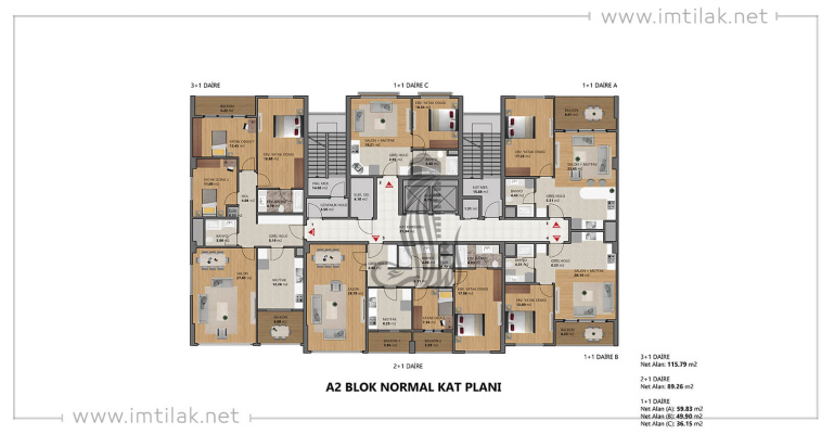Yakuplu Residence IMT - 289 | Apartment Plans