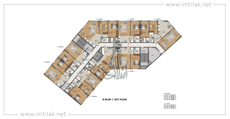 Yakuplu Residence IMT - 289 | Apartment Plans