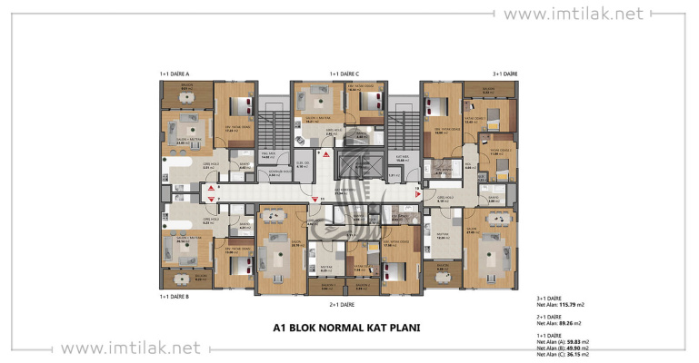 Yakuplu Residence IMT - 289 | Apartment Plans